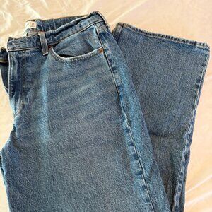 Women's Abercombie The Baggy Low Rise Curve Love Jeans